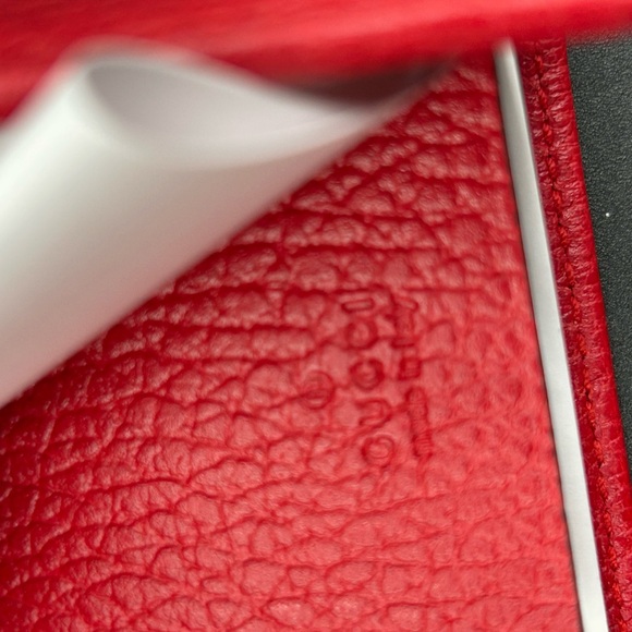 Authentic Gucci Key Case Color Red Women Fashion W 9.5cm H 7cm D 1cm - Picture 3 of 14